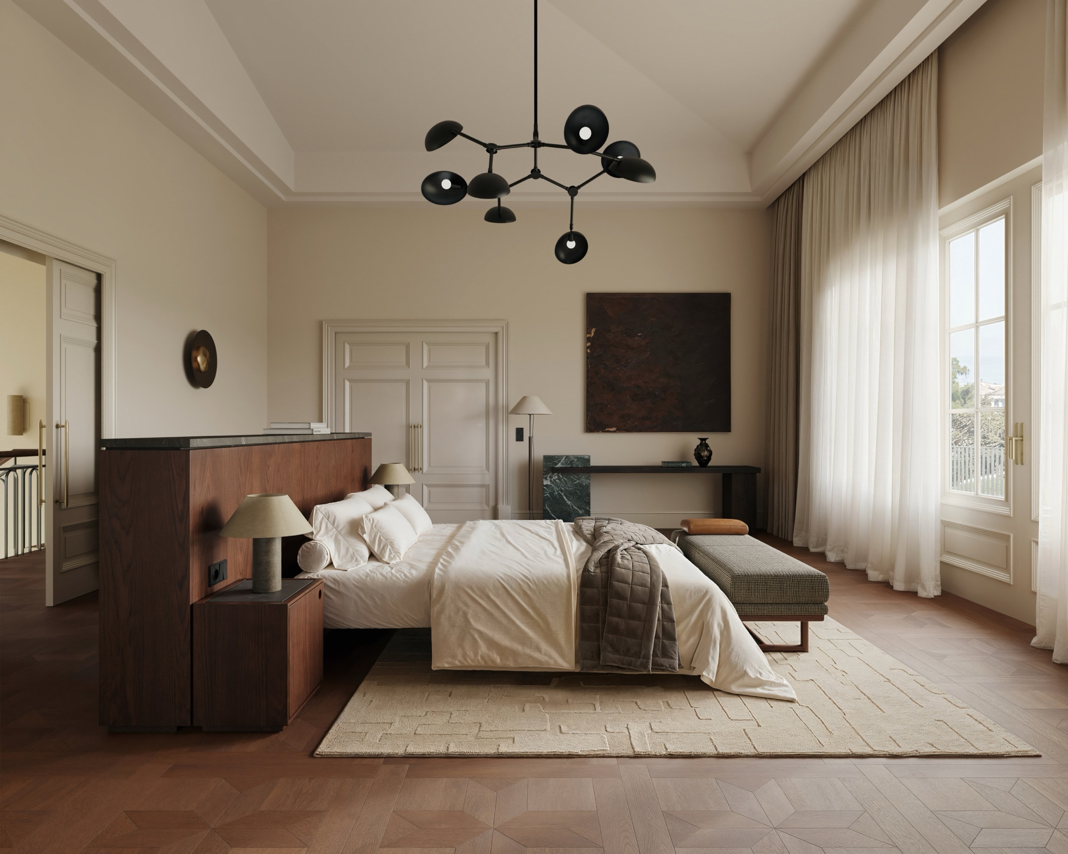 Cascada de Camoján principal bedroom