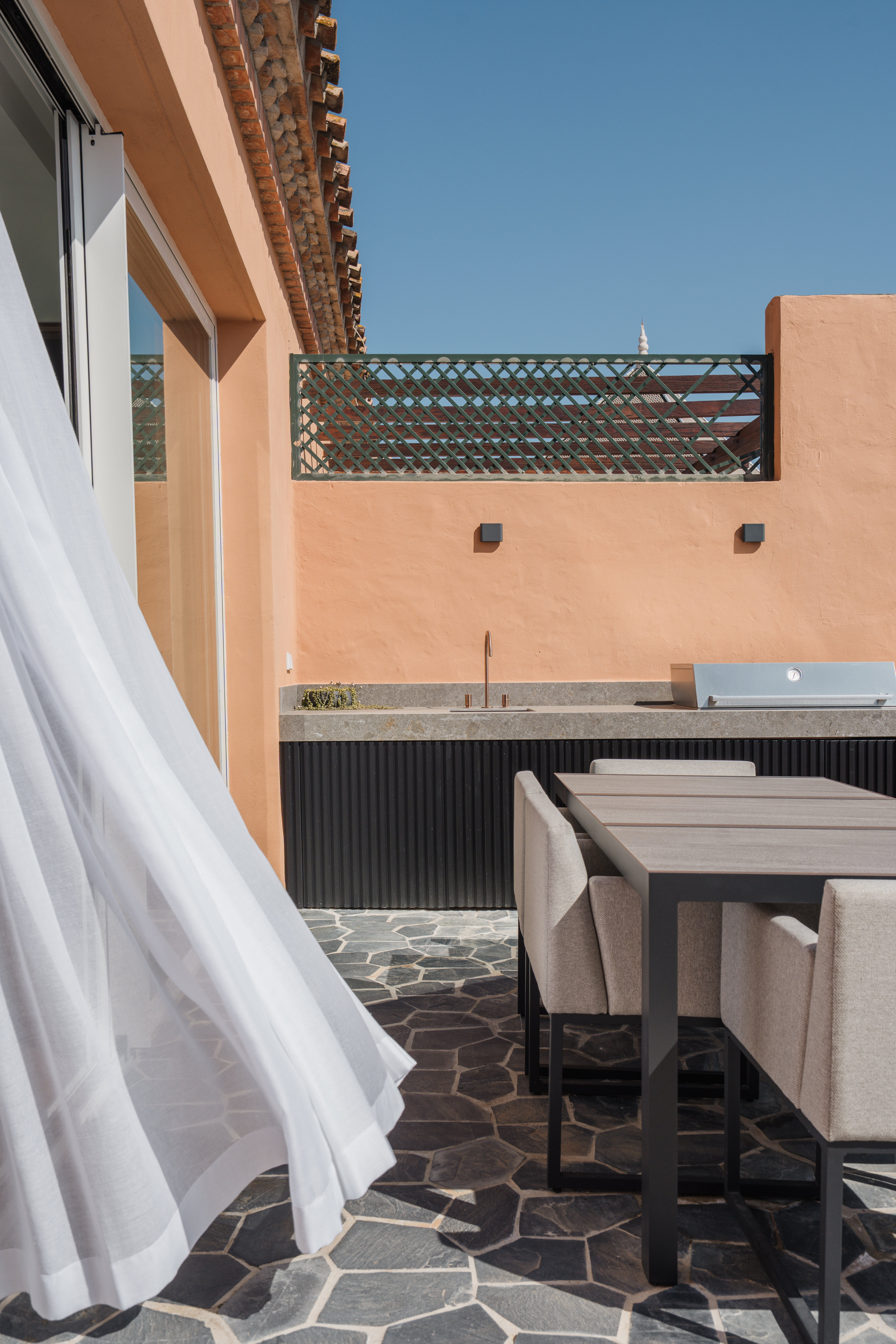 La Cerquilla PH private terrace dining area
