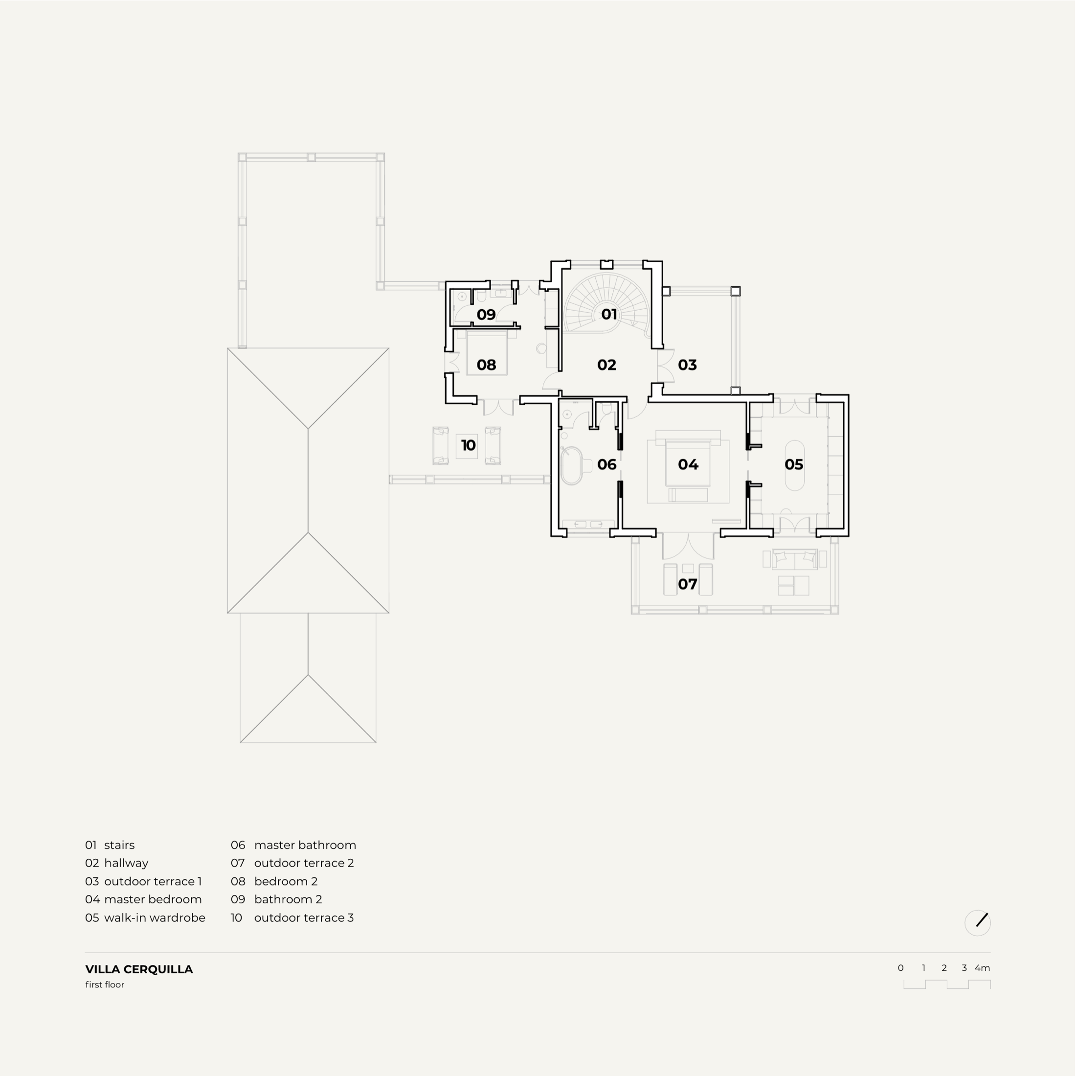 Villa Eleonore First floor floorplan
