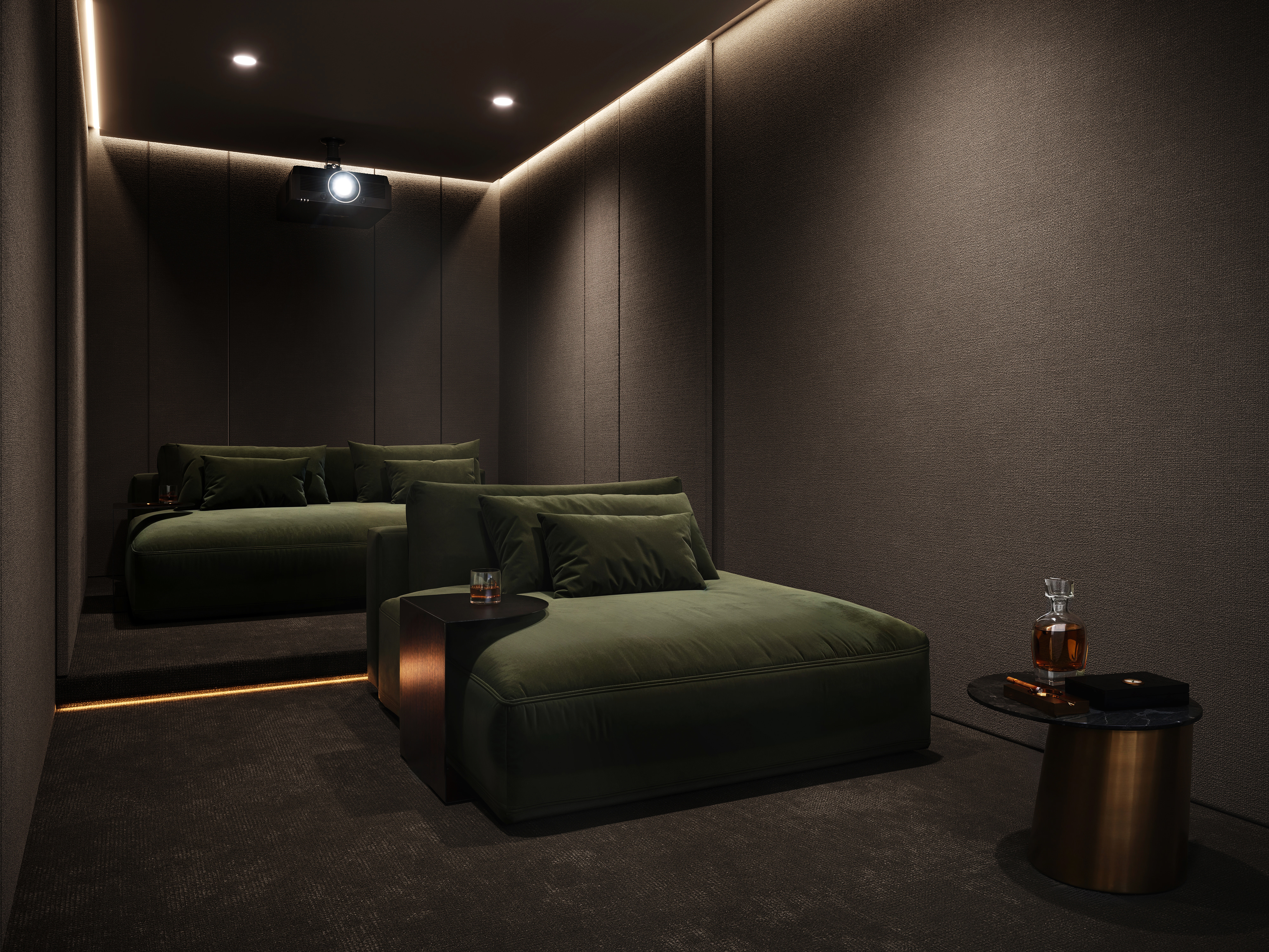 Villa Voir private cinema