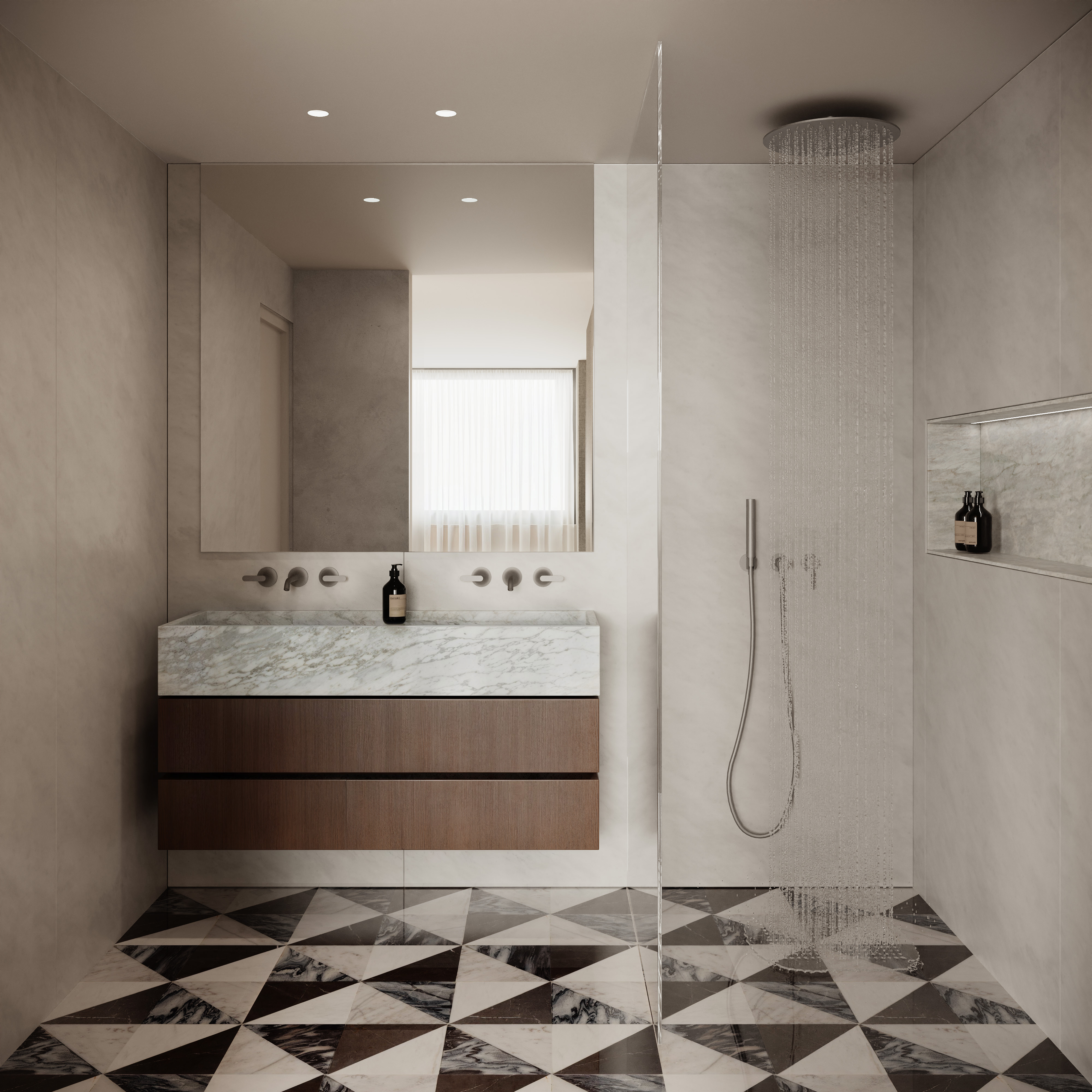 Villa Voir principal bathroom